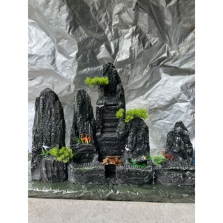Hòn non bộ hồ cá, thác nước bể cá