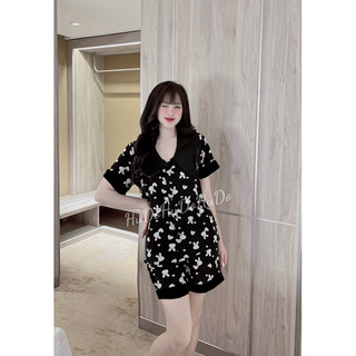 Bộ đồ lụa MANGO đẹp áo cộc quần đùi cổ mới viền bèo chuẩn đẹp mềm mát mặc nhà