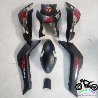  Bộ nhựa nhám XMEN dán sẵn tem hổ đỏ yadea  đủ 8 món  