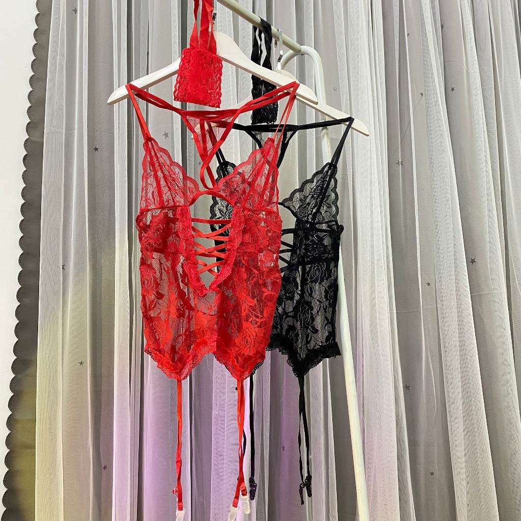 Đồ Ngủ Liền Thân Gợi Cảm - Tổng Hợp Bodysuit Thun Cotton, Ren Hở Lưng Không Đáy Sexy | BigBuy360 - bigbuy360.vn