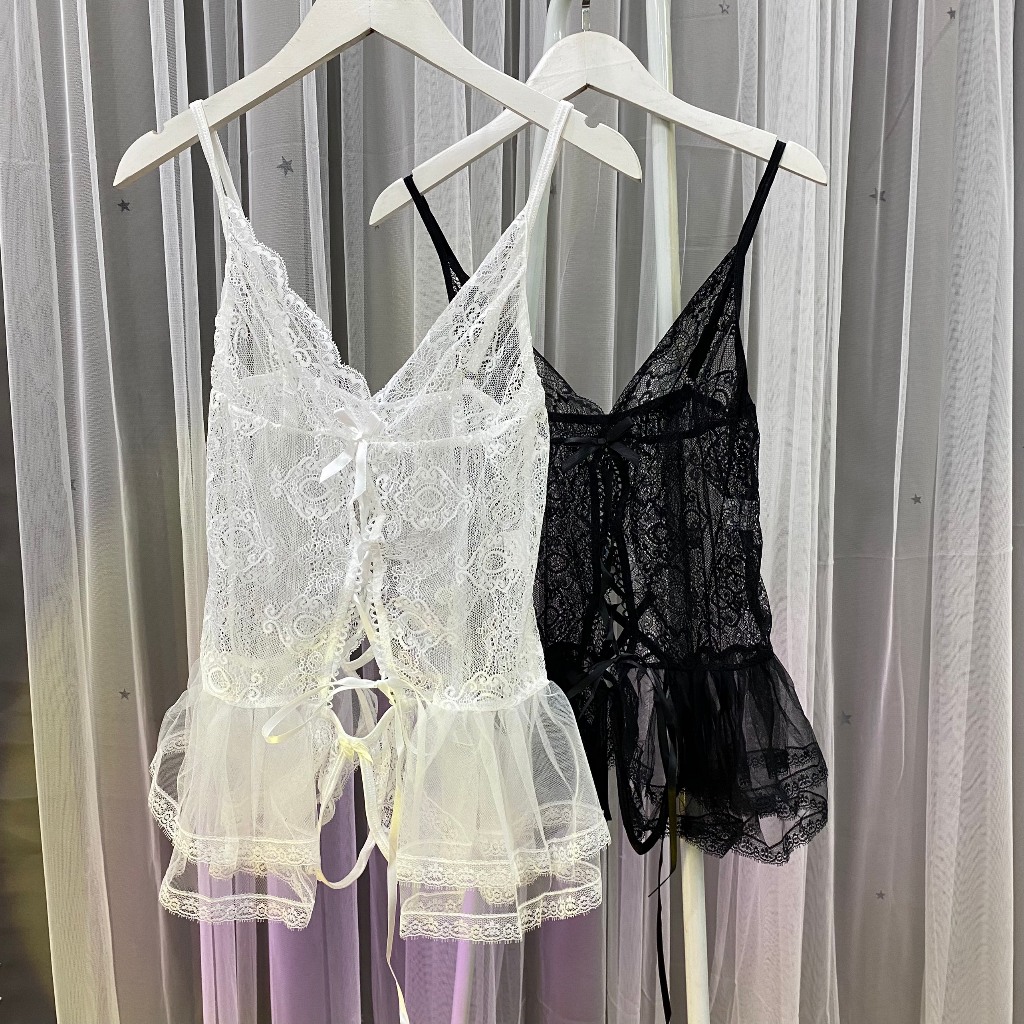 Đồ Ngủ Liền Thân Gợi Cảm - Tổng Hợp Bodysuit Thun Cotton, Ren Hở Lưng Không Đáy Sexy | BigBuy360 - bigbuy360.vn