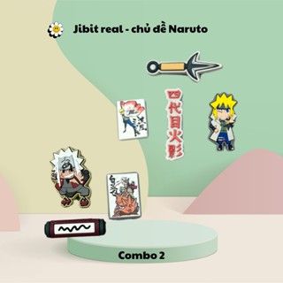 Jibits theo chủ đề hoạt hình Naruto gắn dép