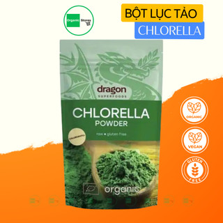 Bột tảo Chlorella hữu cơ 200gr - Dragon Superfoods