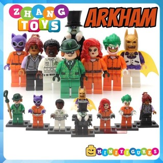 Đồ chơi Xếp hình người dơi Batman Barbara Poison Ivy Joker Catwoman - Aaron Cash Penguin Riddler Minifigures Pogo PG8041