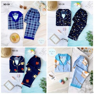 Lẻ size 16kg-20kg sale pijama, đồ ngủ lụa mềm mịn mát, không nhăn tiệm nhà bé - tnqd nd-02, nd-33, nd-38, nd-54