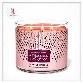 Nến thơm 3 bấc cao cấp Bath Body Works A Thousand Wishes 411g