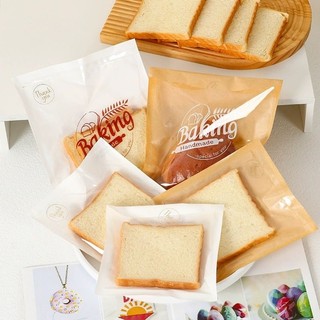 Túi đựng bánh mì sandwich Baking handmade 10/50 túi