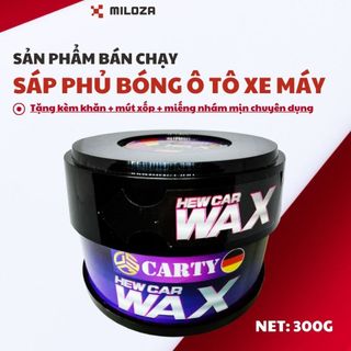Sáp Đánh Bóng Ô Tô - Phủ Bóng Ô tô - Nano Wax - Đẹp, Nhẵn Mịn, Chống Nước, Hạn Chế Xước Xe 300G