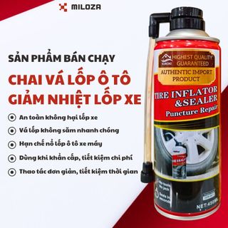 Keo Vá Lốp Ô Tô - Keo Tự Vá Lốp Ô Tô - An Toàn Không Hại, Nhanh, Tiết Kiệm - Herios Tire Inflator