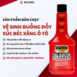 Dung Dịch Vệ Sinh Buồng Đốt - Súc Bình Xăng Xe Máy - Vệ Sinh Kim Phun - Dung Dịch Xúc Bình Xăng - 355ml