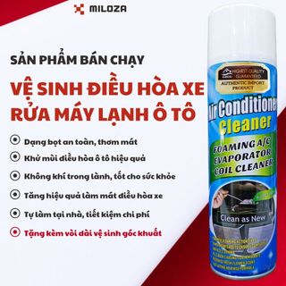 Vệ Sinh Điều Hoà Ô Tô - Dung Dịch Vệ Sinh Điều Hòa Ô Tô - Nước Rửa Máy Lạnh - Air Cleaner - Herios