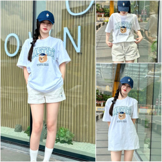 (HÀNG XUẤT XỊN) Áo thun WHO.A.U GẤU CAL.STATE NEW  Size S M L full tag-code