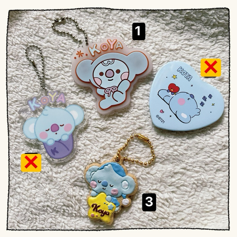 Móc khoá - Pin Bt21 TinyTan BTS🎐 NOTE SỐ GIÚP SHOP❣️NEW