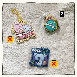 Móc khoá - Pin Bt21 TinyTan BTS🎐 NOTE SỐ GIÚP SHOP❣️NEW