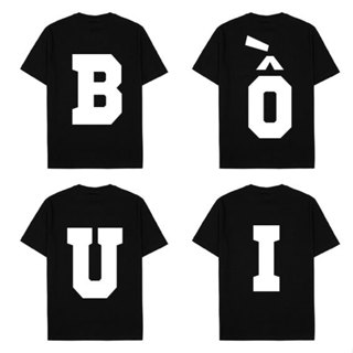 Áo chữ cái , áo B U Ồ I -  áo team 4 in chữ cái theo yêu cầu