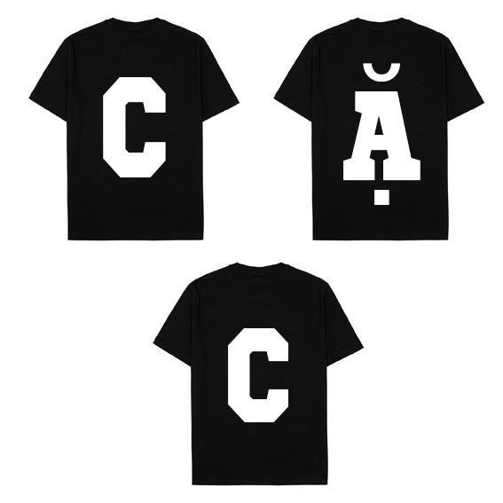 Áo c ặ c , áo team 3 in chữ cái theo yêu cầu - áo in chữ cái theo yêu cầu