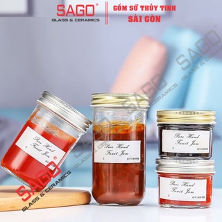 Hũ Thủy Tinh Đái Nhỏ Nắp Nhôm Đựng Gia Vị | Chọn Dung tích và Kiểu Dáng