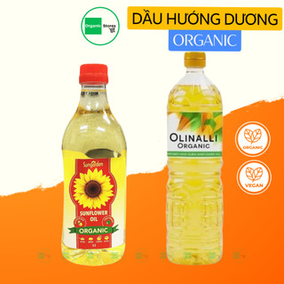 Dầu ăn hướng dương nguyên chất hữu cơ chai 1 lít - Ăn Kiêng - Ăn thực dưỡng - OrganicStores
