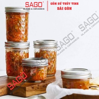 Combo 05 Hũ Thuỷ Tinh JD Nắp bạc | Tùy Chọn Dung Tích