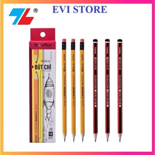 Bút chì gỗ 2b flexoffice - chì thiên long gp03 / gp021