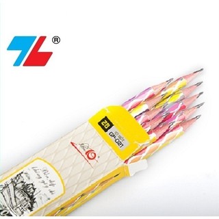 Hộp bút chì gỗ 2B Flexoffice - Chì Thiên Long GP03 / GP07 / GP021 / TP-GP03