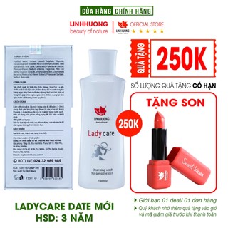 Dung dịch vệ sinh phụ nữ Lady Care Linh Hương tái tạo, se khít và làm hồng cô bé