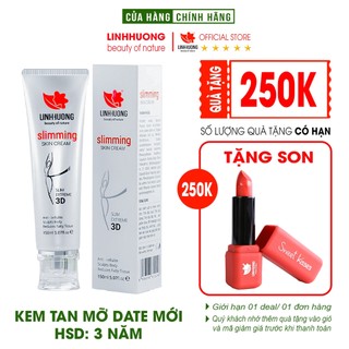 Kem tan mỡ 3D Linh Hương  hỗ trợ massage làm tan mỡ bụng, tan mỡ đùi và cánh tay