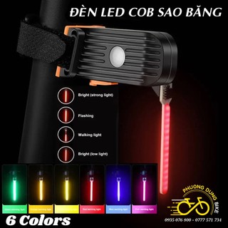 Đèn sau xe đạp - Đèn hậu xe đạp led Sao Băng