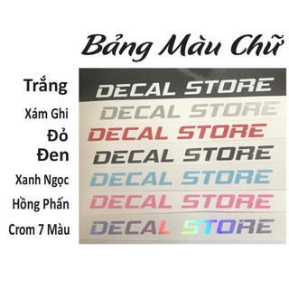 Tem dán xe logo độ mixi kt 6,5x6cm