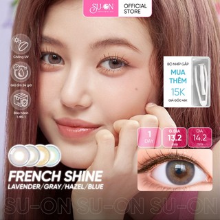 Lens 1 ngày OLENS nâu trong tự nhiên, kính áp tròng 1 lần độ ẩm cao đeo 24h