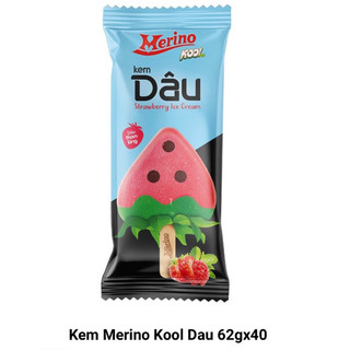 Kem merino dâu / dưa lưới xanh / dưa hấu 62g