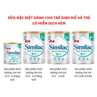 Sữa Bột Similac Total Protection 1/2/3/4 - Lon 900g