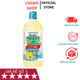Date T8.2025 dầu ăn hoa cải loại chai 1 lít Nhật Bản ( Mua cả Thùng giảm 2k/chai)