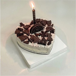 Hộp Mica Trái Tim dùng đựng Bánh Kem, Mousse, Tiramisu, Panacotta.