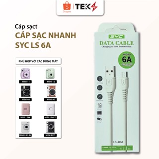  Cáp sạc nhanh SYC LS 6A chống rối cho máy ảnh Instax Mini Liplay Evo Mini Link 1 2 