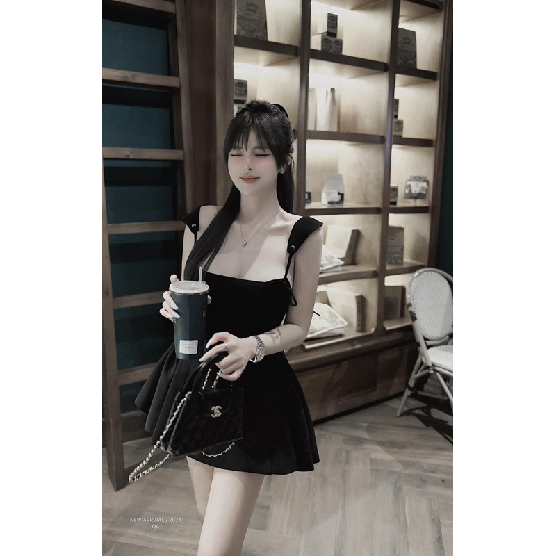 Váy 2 Dây Đan Dây Lưng Chuẩn MPB