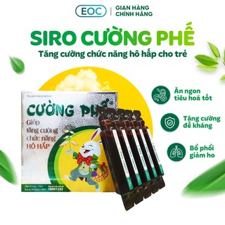Combo 2 Hộp Siro Ho Thảo Dược Cường Phế Giúp Bổ Phế, Hỗ Trợ Giảm Ho, Tăng Cường Chức Năng Hô Hấp, Hộp 10 Ống X 10ml
