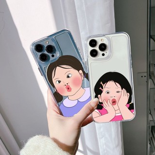 Ốp lưng Iphone X/11/13 Pro Max/14 Pro max/15 Pro Max/...dẻo trong Space in hình bé mập