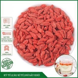  Kỷ Tử Đỏ  Câu Kỉ Tử  100gr Sấy Khô Quả To Đỏ Đều Giúp Đẹp Da Bổ Máu Dễ Ngủ Sáng Mắt 
