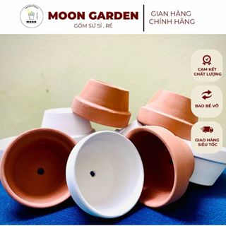 [Giá sỉ] Chậu đất nung Bát Tràng 6x3.5 cm - Chậu trồng cây, sen đá, xương rồng