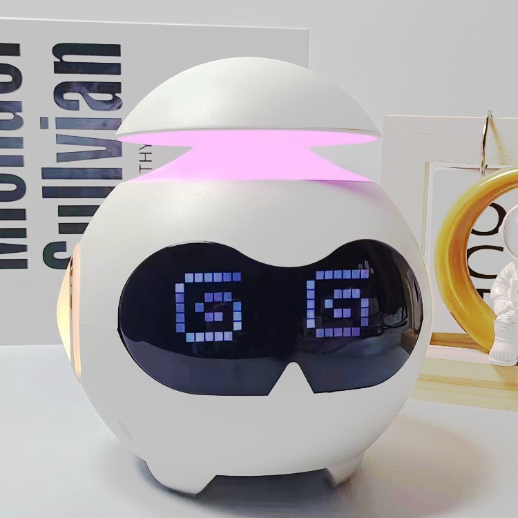 Đồng hồ báo thức 3in1 kiêm đèn ngủ cảm biến âm thanh Emoji biểu tượng cảm xúc dễ thương + Loa Blutoo