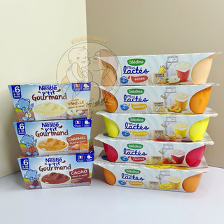 Lẻ 1hop Váng Nestl, sữa chua Bledina Pháp cho bé từ 6M+
