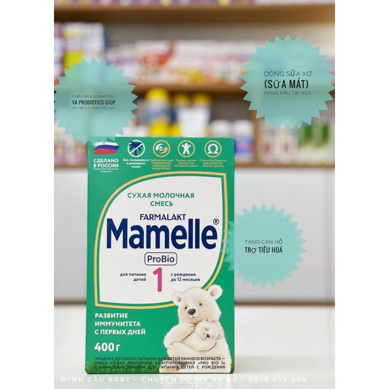 Sữa bột công thức Mamelle pro bio cho bé