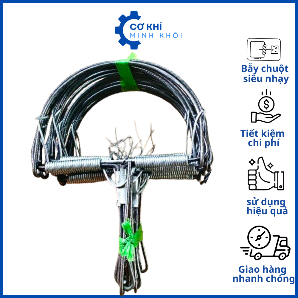 Bộ 10 Chiếc Bẫy Chuột Bán Nguyệt, Cạm Chuột Kích Cỡ 13 Cm,  Hiệu Quả, Giá Tốt Tại Xưởng