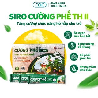 Combo 2 hộp cường phế 2 giúp bổ phế, hỗ trợ giảm ho, tăng cường chức năng hô hấp, hộp 10 ống x 10ml