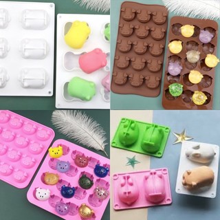 Khuôn silicon con heo dễ thương làm socola, thạch rau câu, pudding pupukids