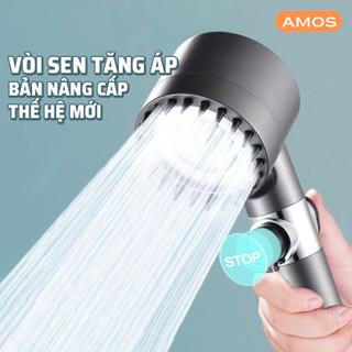 Vòi sen tăng áp ba chế độ áp suất cao, tích hợp bàn chải massage cơ thể
