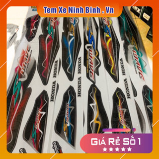 Tem Rời Wave MẪU XOẮN ỐC Dán Wave 50/100/110 Hót 2024 CHUẨN TEM 3 LỚP