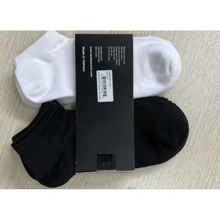 Tất cổ ngắn mềm hút mồ hôi pack 12 đôi