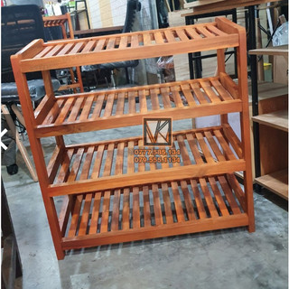 Kệ Để Giày Dép Đa Năng 4 Tầng Bằng Gỗ